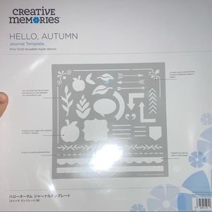 Creative Memories - Hello Autumn Stencil Set